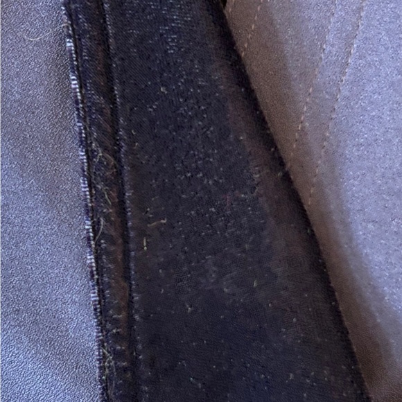 Elie Tahari Leather & Velvet Trim Top XS - Picture 7 of 9